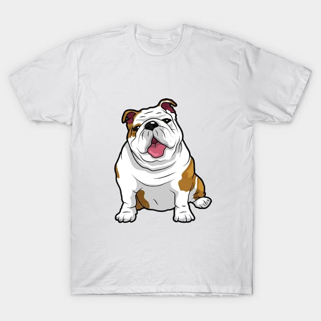 bulldog T-Shirt by Quannc